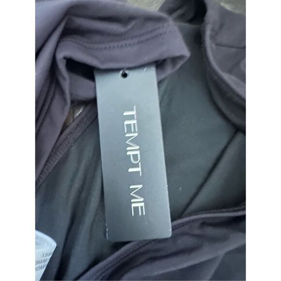 Two Piece Tankini Set Swimsuit XXL black Tummy Control Bathing Suit One Shoulder - Picture 7 of 8